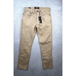 Revtown Jeans Mens 30X30 Desert Tan Sharp Fit Stretch Decade Denim NWT